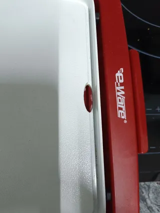 Plancha cocina eléctrica roja