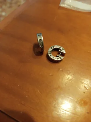 Pendientes Bvlgari Plata