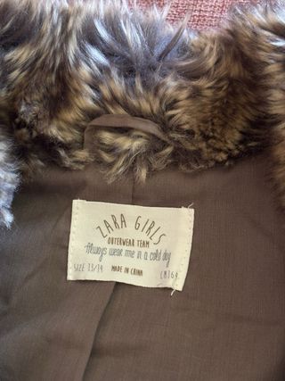 Chaleco Zara pelo sintético