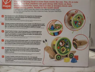 Correpasillos Hape Caracol Madera