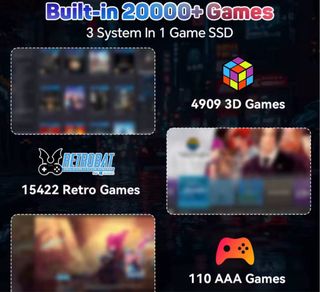 Disco SSD 2TB Windows Juegos Retro.