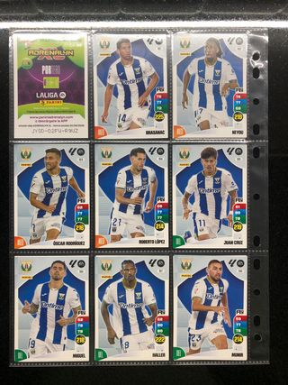 Lote 15 cromos Adrenalyn XL LaLiga 24/25