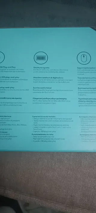 Logitech MK120 Teclado y Ratón USB