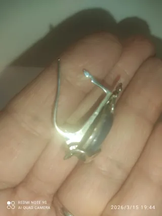 Pendientes Plata y Cianita Azul