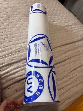 Rollo acrílico transparente UV