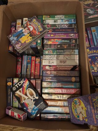 Lote Cintas VHS Películas Infantiles y Familiares