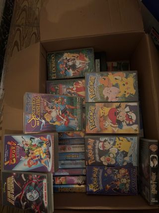 Lote Cintas VHS Películas Infantiles y Familiares