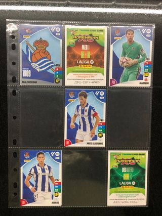 Lote 9 cromos Real Sociedad Adrenalyn XL 24/25