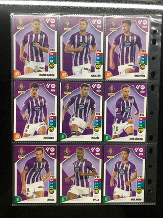 Lote 16 cromos Adrenalyn Valladolid 24/25