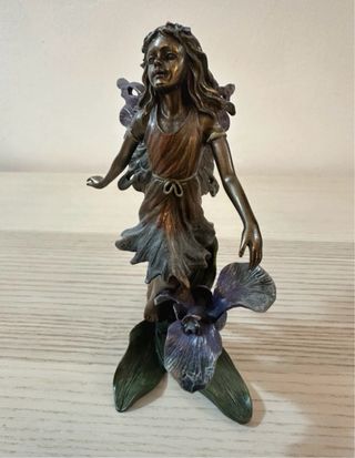 Figura Hada Bronce Envejecido