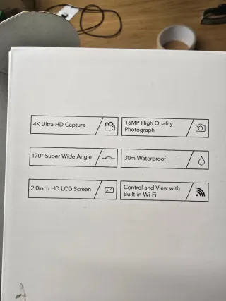 Victure 4K Wi-Fi Cámara Deportiva