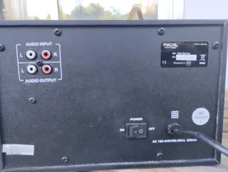 Sistema de Sonido 2.1 NGS Negro