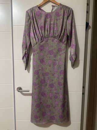Vestido midi flores Polin et moi