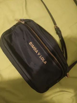 Bolso Bimba y Lola Negro y Dorado