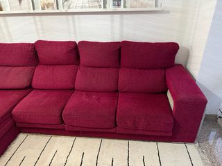 Sofá chaiselongue 4 plazas tela PRECIO NEGOCIABLE