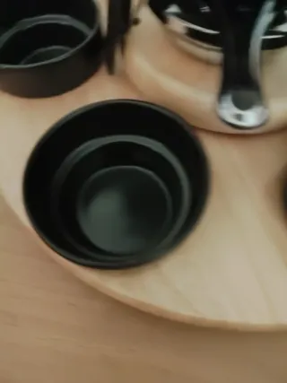 Set Fondue Acero Inoxidable Negro