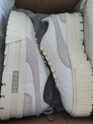 Puma Mayze Leather Plataforma Talla 42