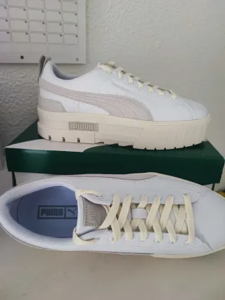 Puma Mayze Leather Plataforma Talla 42