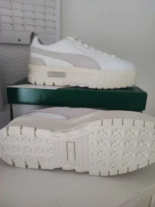Puma Mayze Leather Plataforma Talla 42