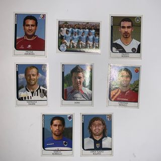 8 figurine calciatori Panini 2005-2006