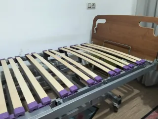 cama articulada+colchón antiescaras