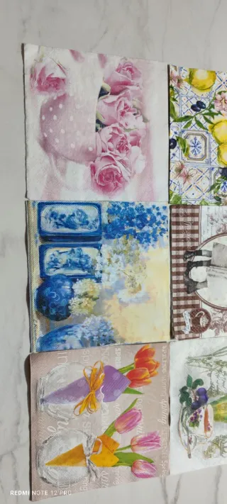 Servilletas Decoupage Varias Temáticas