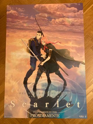 Póster Scarlet. Mamoru Hosoda