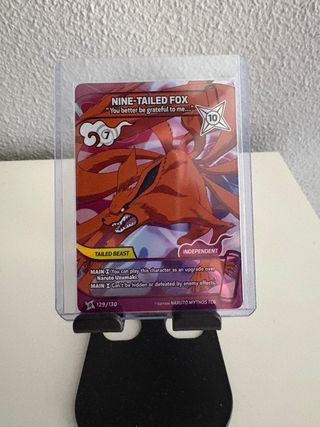 Carta Naruto TCG Nueve Colas 129/130