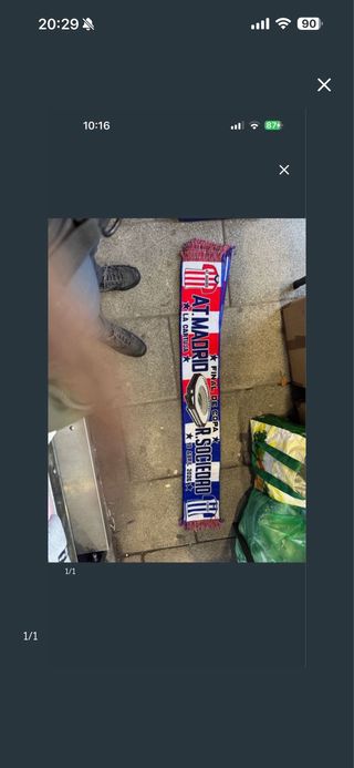 Bufanda Atlético de Madrid Final Copa