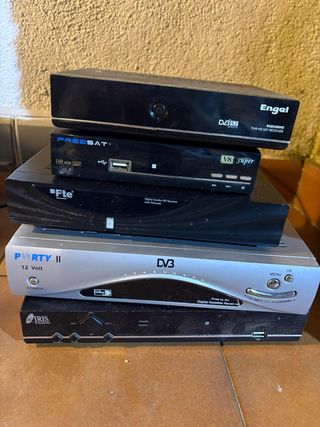 Lote 5 Receptores Satélite Engel, Freesat, Fte, Ir