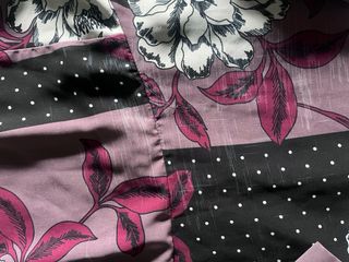 Vestito mini fiorato viola Adele Altman