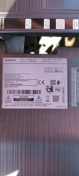 Altavoces Smart TV Samsung