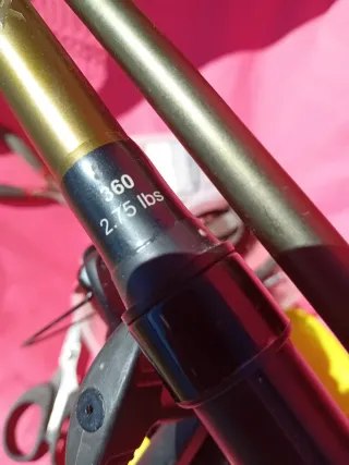 2.Cañas de pesca Carfihin Decathlon 2 tramos .+ fu