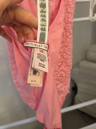 Body Victoria's Secret Rosa Encaje