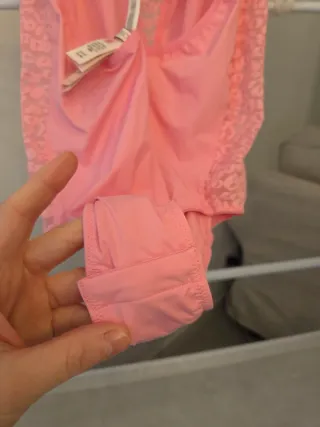 Body Victoria's Secret Rosa Encaje