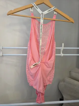Body Victoria's Secret Rosa Encaje