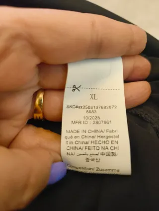 Falda larga de raso gris