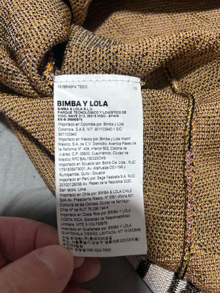 Falda Bimba y Lola Multicolor Talla M