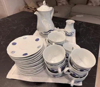 Juego de café de porcelana
