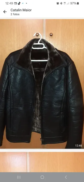 Anrigo de piel con forro interior