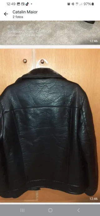 Anrigo de piel con forro interior