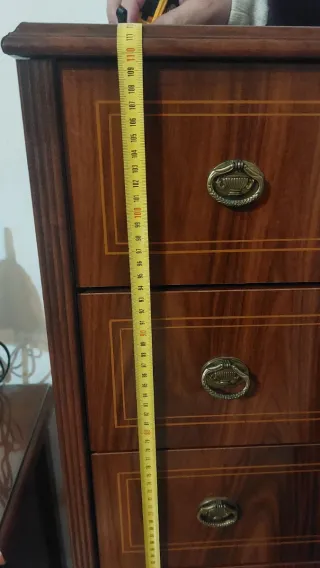 Cómoda 6 cajones madera