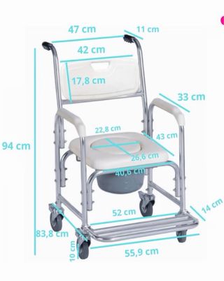 Silla ducha persona mayores