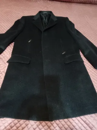 Cappotto nero lungo