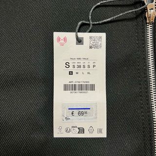 Sobrecamisa Zara Twill Negra Hombre