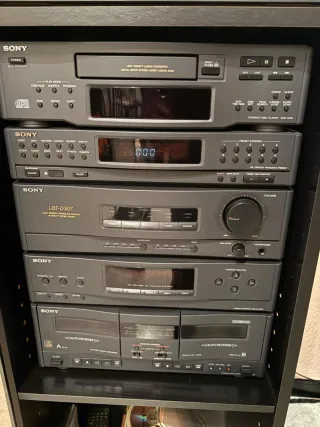 Equipo de música Sony completo