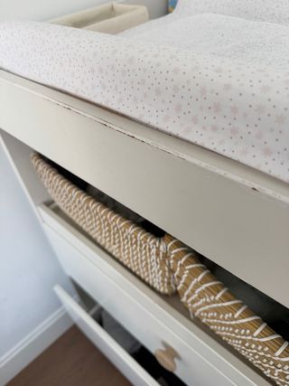 Cambiador bebé blanco MYLLRA