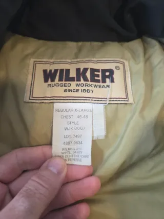 Chaqueta Wilker B3 Talla XL USA plumón, Militaria