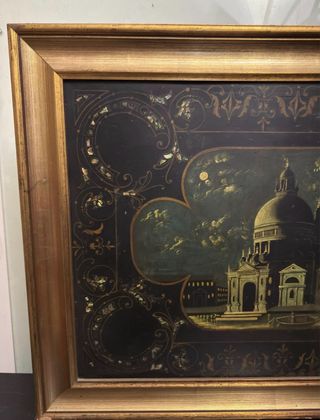 Quadro decorativo vintage su metallo