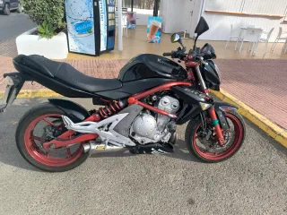 Kawasaki Er6-N Naked Negra/Roja